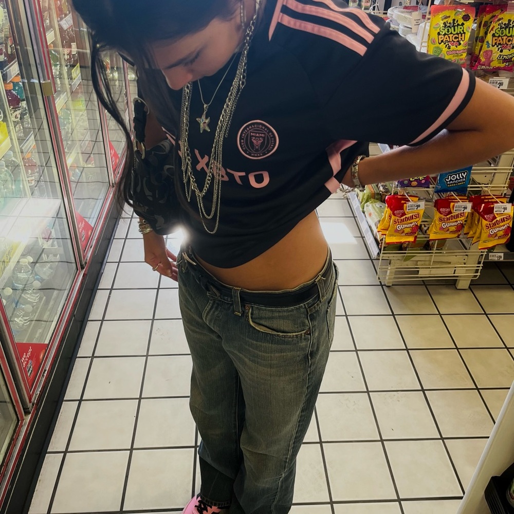 Black and Pink Soccer Jersey